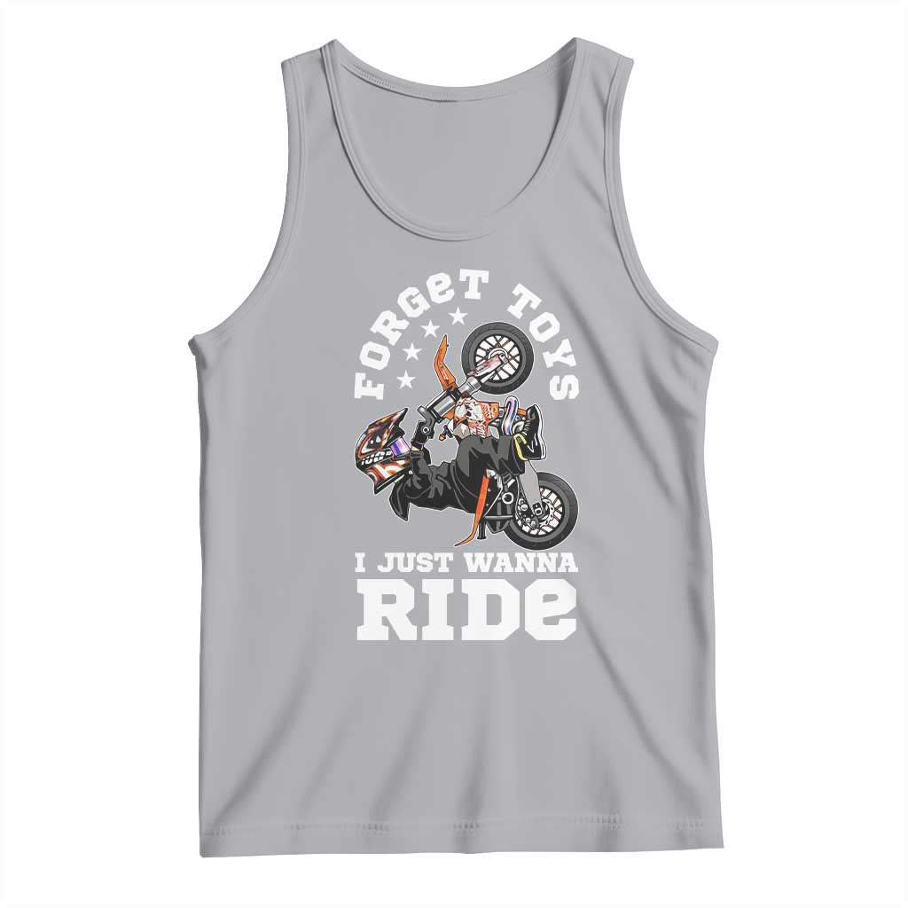 Dirt Bike Boys Tank Top Funny Forgive Toys I Just Wanna Ride Motocross Rider TS11 Athletic Heather Print Your Wear