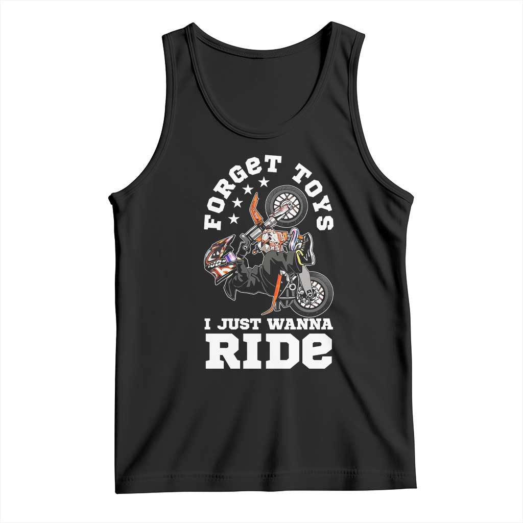 Dirt Bike Boys Tank Top Funny Forgive Toys I Just Wanna Ride Motocross Rider - Print Your Wear