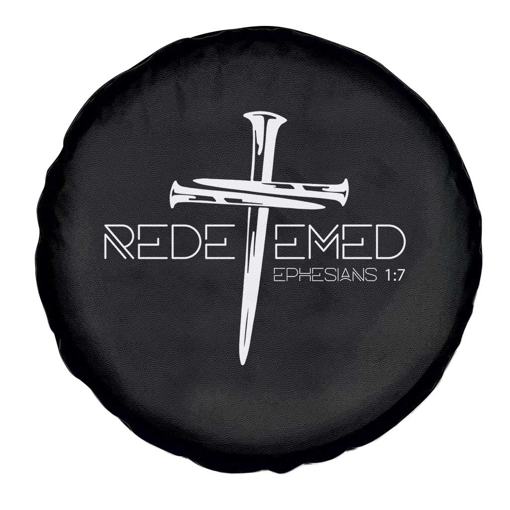 Redeemed Christian Vintage Ephesians Bible Verse Redemption Spare Tire Cover TS11 Print Your Wear