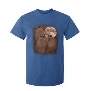 Three Marcus The Worm Moon T Shirt For Kid Funny Weird Cursed Meme TS11 Royal Blue Print Your Wear