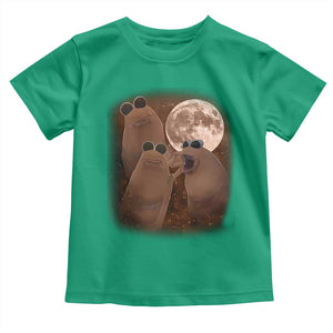 Three Marcus The Worm Moon Toddler T Shirt Funny Weird Cursed Meme TS11 Irish Green Print Your Wear