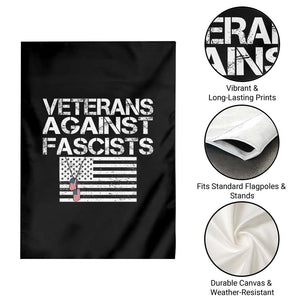 Veterans Against Fascists Garden Flag Patriotic Soldier Vintage American Flag Dog Tag TS11 Print Your Wear