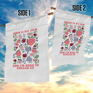 Jesus Is My Jam And I Am Here To Spread It Garden Flag Christian Faith TS11 Print Your Wear
