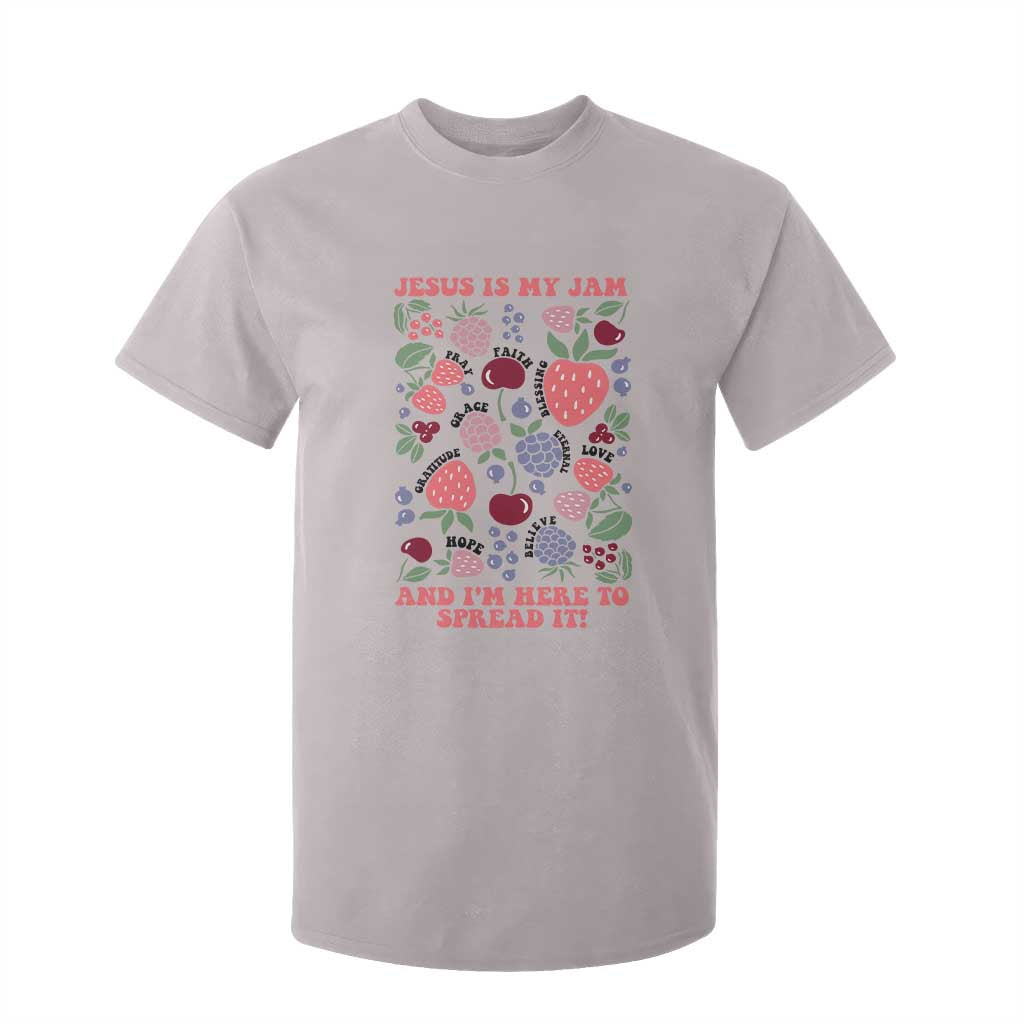 Jesus Is My Jam And I Am Here To Spread It T Shirt For Kid Christian Faith TS11 Ice Gray Print Your Wear