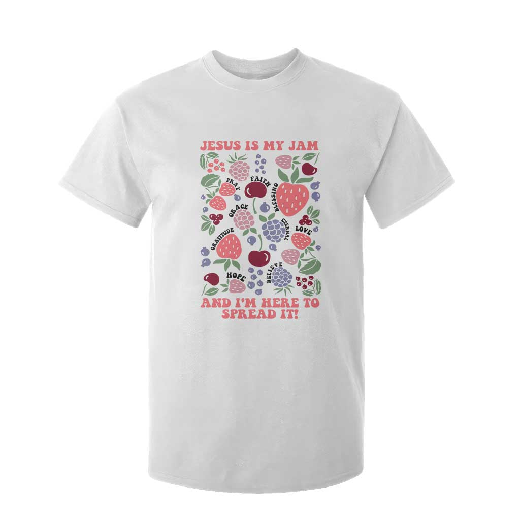Jesus Is My Jam And I Am Here To Spread It T Shirt For Kid Christian Faith TS11 White Print Your Wear