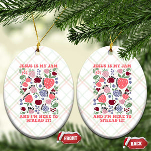 Jesus Is My Jam And I Am Here To Spread It Ceramic Ornament Christian Faith TS11 Print Your Wear