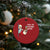 Funny Xmas Wine Christmas Ornament Full Of Holiday Spirit Santa TS11 Print Your Wear