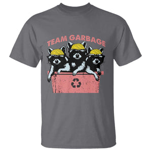 Funny Trump Supporter T Shirt Team Garbage Racoon Blonde Hair TS11 Charcoal Print Your Wear
