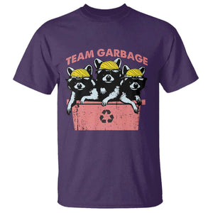 Funny Trump Supporter T Shirt Team Garbage Racoon Blonde Hair TS11 Purple Print Your Wear