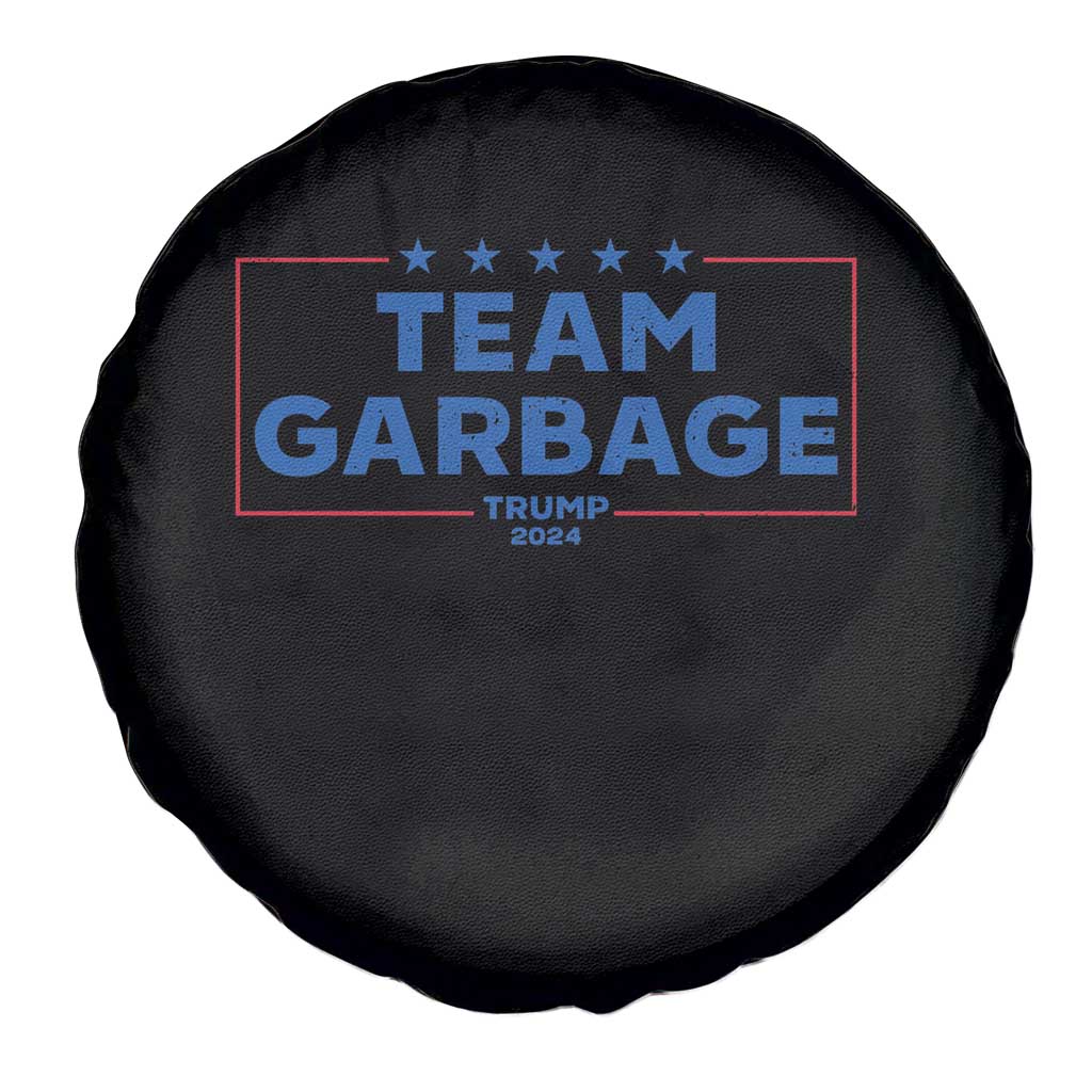 Team Garbage Trump 2024 Spare Tire Cover Star Striped TS11 Print Your Wear