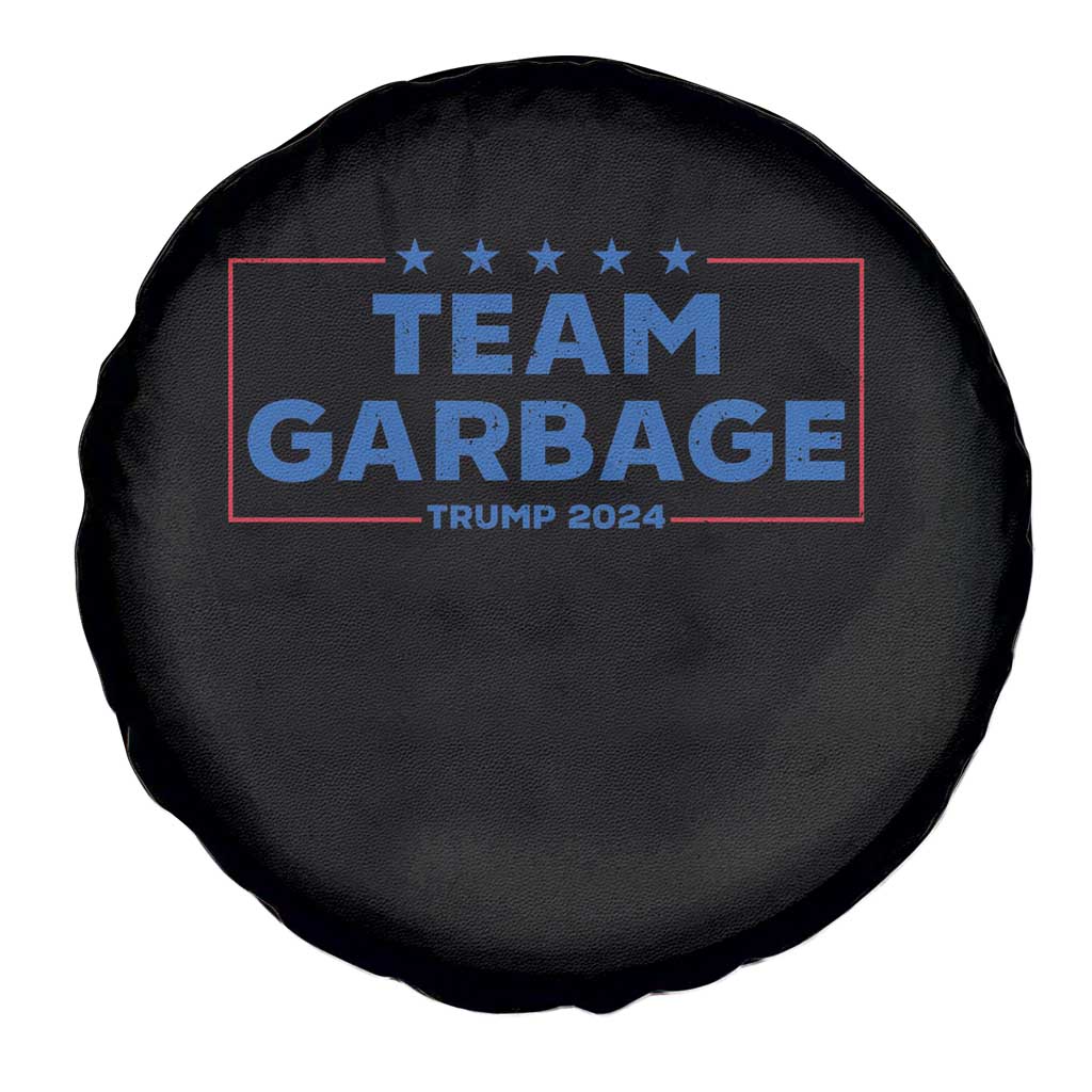 Team Garbage Trump 2024 Spare Tire Cover Vintage Star Striped TS11 Print Your Wear
