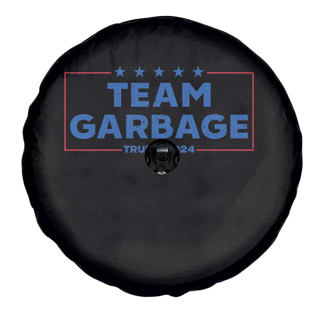 Team Garbage Trump 2024 Spare Tire Cover Vintage Star Striped TS11 Print Your Wear