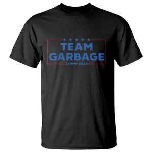 Team Garbage Trump 2024 T Shirt Vintage Star Striped TS11 Black Print Your Wear