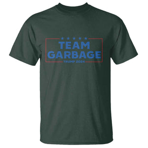 Team Garbage Trump 2024 T Shirt Vintage Star Striped TS11 Dark Forest Green Print Your Wear