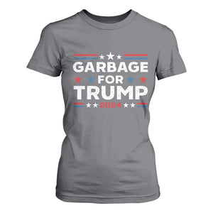 Garbage For Trump 2024 T Shirt For Women Vintage Star Striped TS11 Charcoal Print Your Wear