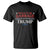 Funny Trump Garbage T Shirt Proud To Be Garbage Trump 2024 Star Striped TS11 Black Print Your Wear