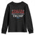 Funny Trump Garbage Youth Sweatshirt Proud To Be Garbage Trump 2024 Star Striped TS11 Black Print Your Wear
