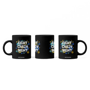 Funny Hanukkah Eight Crazy Night Coffee Mug Jewish Hebrew Chanukah David Stars TS11 Print Your Wear
