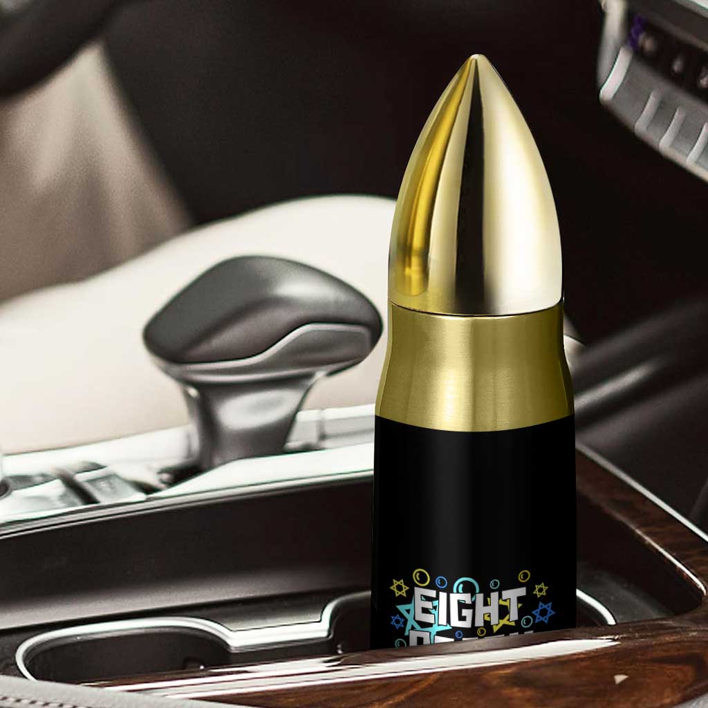 Funny Hanukkah Eight Crazy Night Bullet Tumbler Jewish Hebrew Chanukah David Stars TS11 Print Your Wear