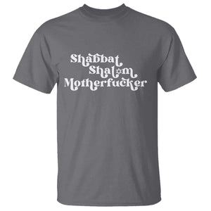 Funny Shabbat Shalom Motherfucker T Shirt Jewish Kosher TS11 Charcoal Print Your Wear