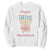 Happy Hanukkah Coquette Sweatshirt Cute Menorah Pink Bow TS11 White Print Your Wear