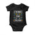 Funny Hanukkah Baby Onesie I'm Here For The Latkes Menorah TS11 Black Print Your Wear