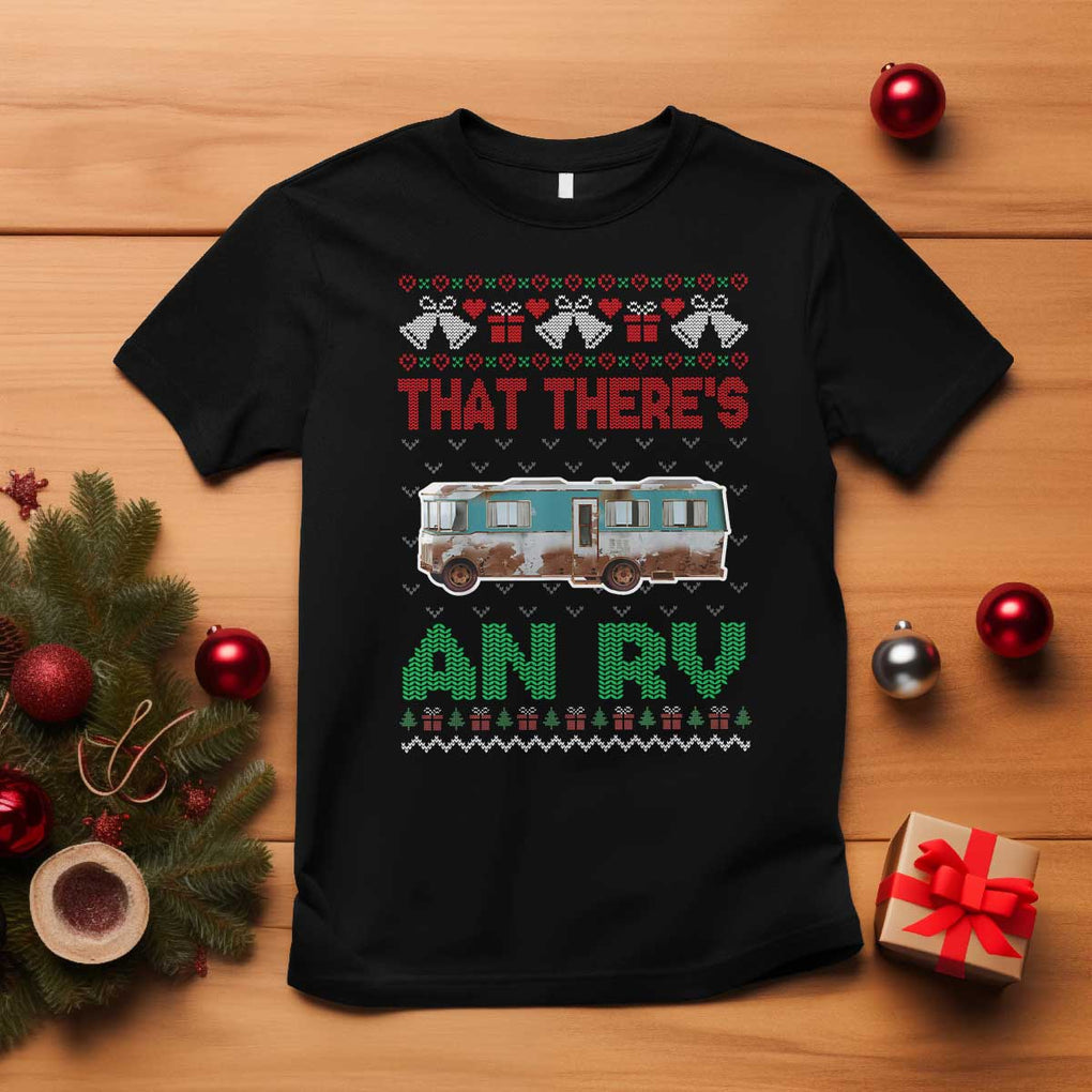 Funny Christmas Movie T Shirt That There's An RV Camping Motorhome Bell TS11 Black Print Your Wear