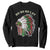Funny Christmas Native American Sweatshirt Ho Ho Ho Lay Vintage War Bonnet TS11 Black Print Your Wear