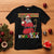 Funny Merry Kwanzaa Christmas T Shirt African American Black Santa Kinara Candles TS11 Black Print Your Wear