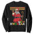 Funny Merry Kwanzaa Christmas Sweatshirt African American Black Santa Kinara Candles TS11 Black Print Your Wear