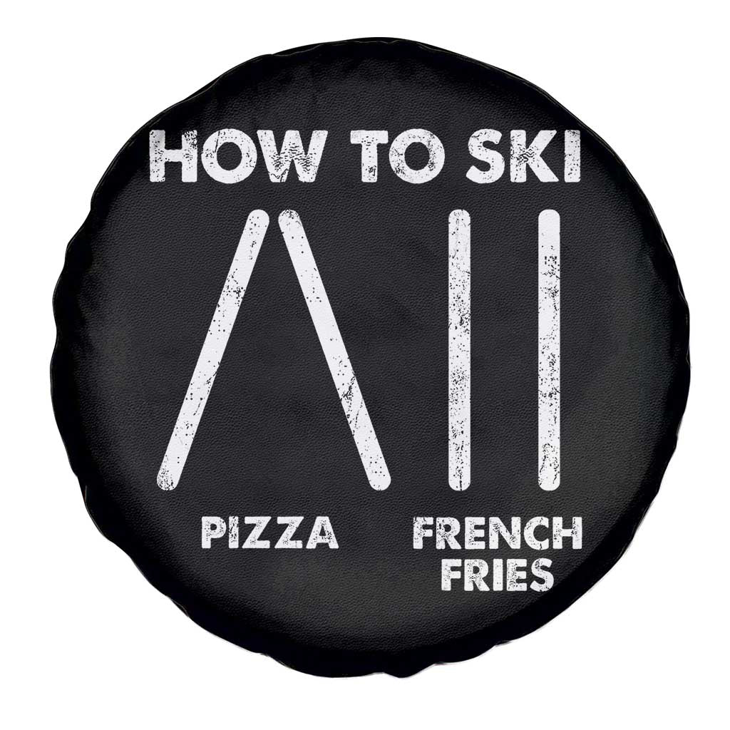Funny Skiing Instructor Spare Tire Cover How To Ski Food Lover Winter Sport TS11 Print Your Wear