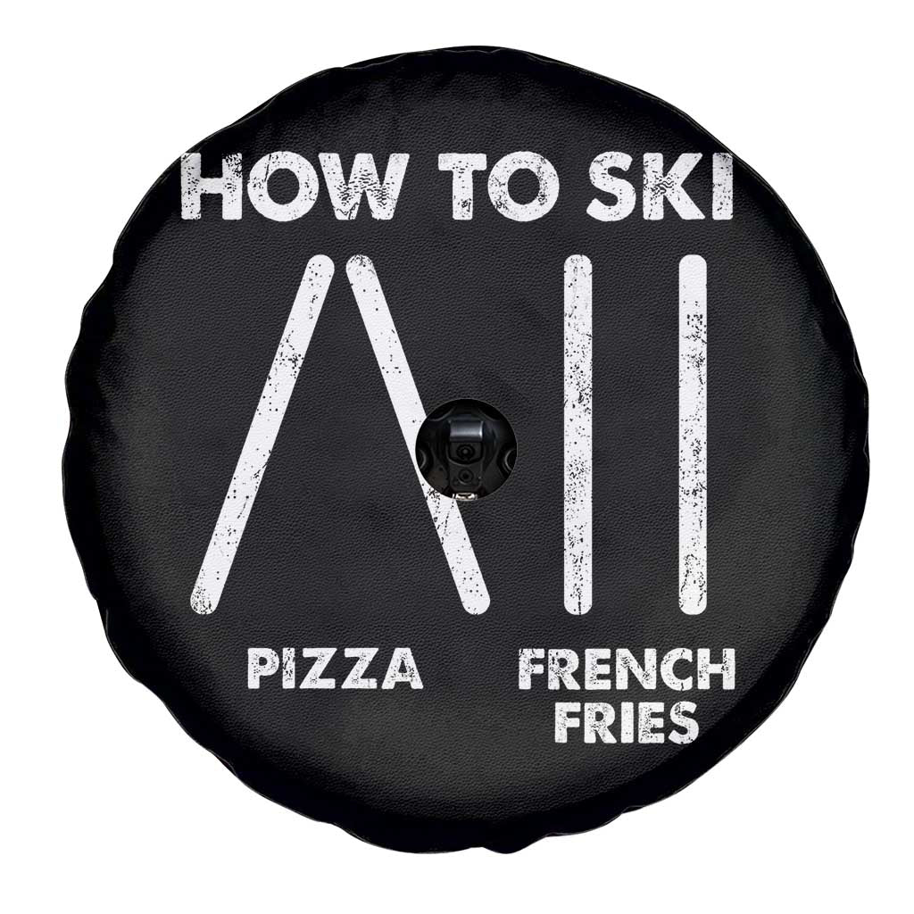 Funny Skiing Instructor Spare Tire Cover How To Ski Food Lover Winter Sport TS11 Print Your Wear