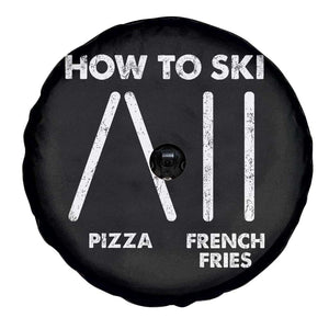 Funny Skiing Instructor Spare Tire Cover How To Ski Food Lover Winter Sport TS11 Print Your Wear