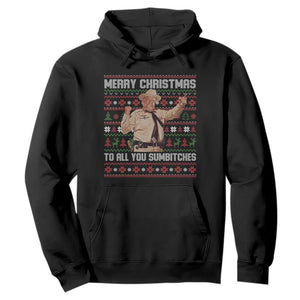 Merry Christmas To All You Sumbitches Hoodie Funny Smokey Xmas Movie The Bandit TS11 Black Print Your Wear