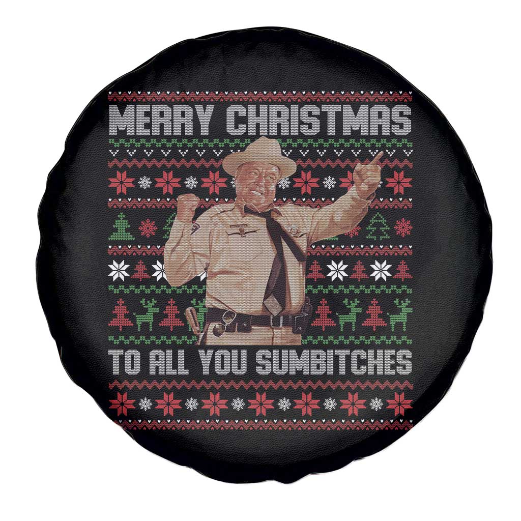 Merry Christmas To All You Sumbitches Spare Tire Cover Funny Smokey Xmas Movie The Bandit TS11 Print Your Wear
