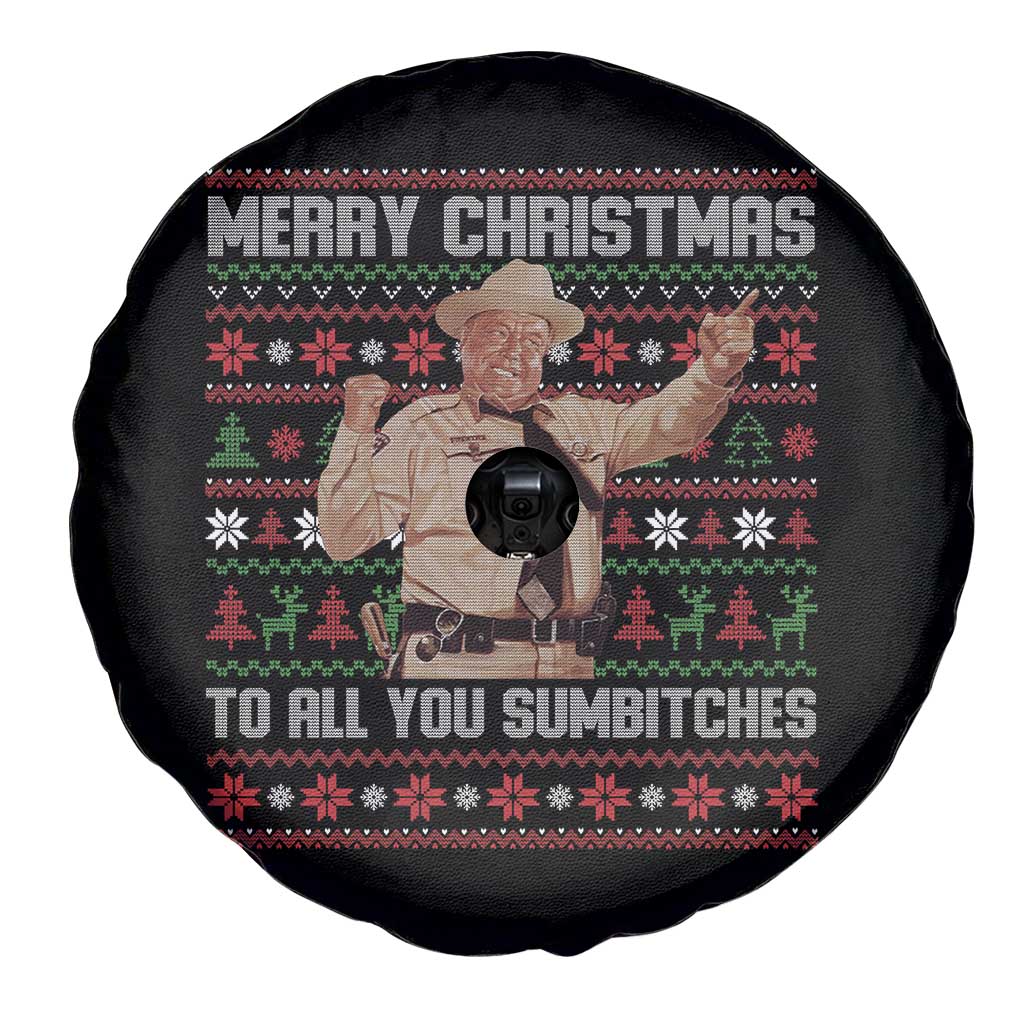 Merry Christmas To All You Sumbitches Spare Tire Cover Funny Smokey Xmas Movie The Bandit TS11 Print Your Wear