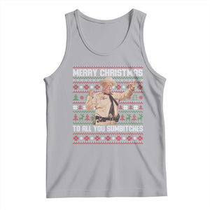 Merry Christmas To All You Sumbitches Tank Top Funny Smokey Xmas Movie The Bandit TS11 Athletic Heather Print Your Wear