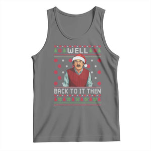 Funny Chit Christmas Tank Top Well Back To It Then Do It Lady TS11 Black Heather Print Your Wear