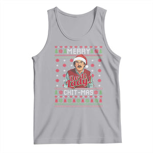 Funny Chit Christmas Tank Top Merry Chit Mas Do It Lady Ugly Xmas TS11 Athletic Heather Print Your Wear