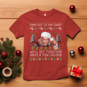 Funny Nakatomi Plaza Christmas T Shirt Come Out To The Coast John Xmas 80's Die Movie TS11 Red Print Your Wear