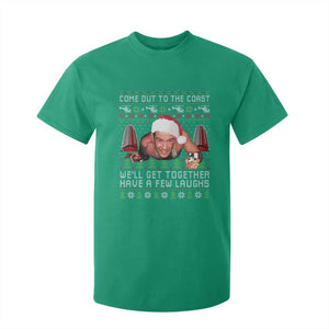 Funny Nakatomi Plaza Christmas T Shirt For Kid Come Out To The Coast John Xmas 80's Die Movie TS11 Irish Green Print Your Wear
