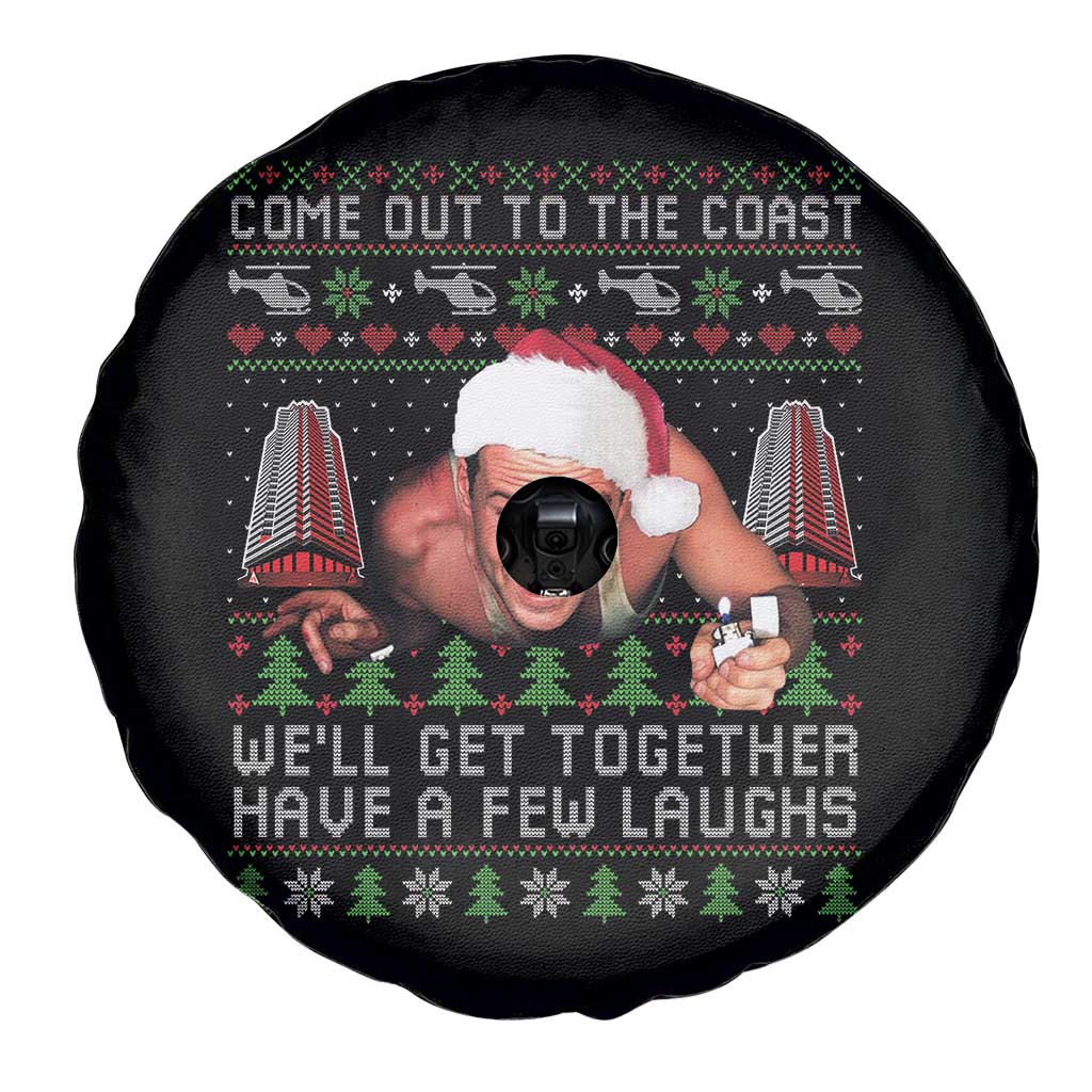 Funny Nakatomi Plaza Christmas Spare Tire Cover Come Out To The Coast John Xmas 80's Die Movie TS11 Print Your Wear