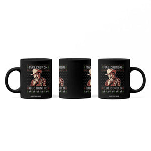 Funny Julian Garza Christmas Coffee Mug Mas Cabron Que Bonito Cowboy Holiday Mexican Xmas TS11 Print Your Wear