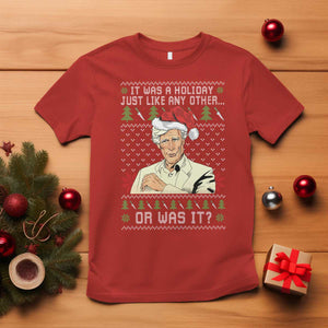True Crime Christmas Keith T Shirt Funny It Was A Holiday Just Like Any Other Or Was It TS11 Red Print Your Wear