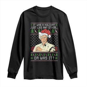 True Crime Christmas Keith Long Sleeve Shirt Funny It Was A Holiday Just Like Any Other Or Was It TS11 Black Print Your Wear