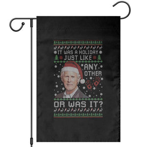 True Crime Christmas Keith Garden Flag Funny It Was A Holiday Just Like Any Other Or Was It Bloody Hand TS11 Black Print Your Wear