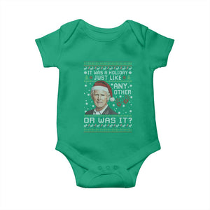 True Crime Christmas Keith Baby Onesie Funny It Was A Holiday Just Like Any Other Or Was It Bloody Hand TS11 Irish Green Print Your Wear