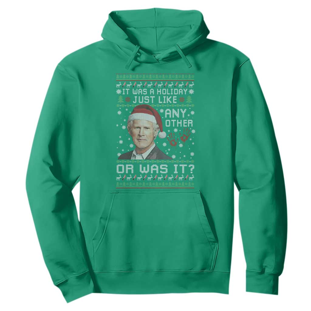 True Crime Christmas Keith Hoodie Funny It Was A Holiday Just Like Any Other Or Was It Bloody Hand TS11 Irish Green Print Your Wear