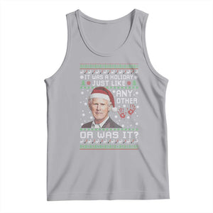 True Crime Christmas Keith Tank Top Funny It Was A Holiday Just Like Any Other Or Was It Bloody Hand TS11 Athletic Heather Print Your Wear