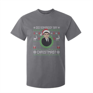 Did Somebody Say Christmas T Shirt For Kid Funny 90s Movie Lloyd Xmas TS11 Charcoal Print Your Wear